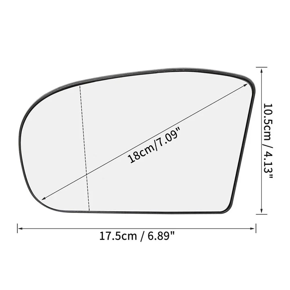 Left Side Mirror Glass for 2003-2006 Mercedes Benz E320 E350 E500 (2003-2006)