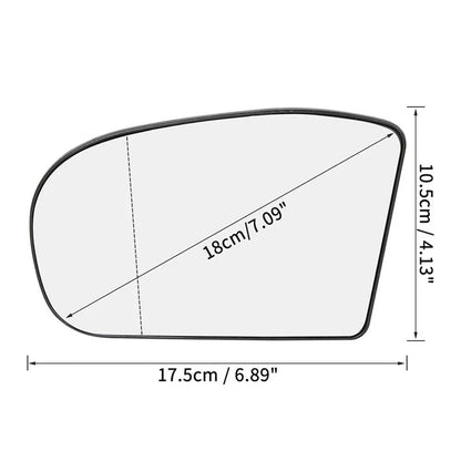 Left Side Mirror Glass for 2003-2006 Mercedes Benz E320 E350 E500 (2003-2006)