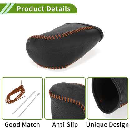 Dodge Journey Gear Shift Knob Cover 2011-2020 Pebbled Black Brown