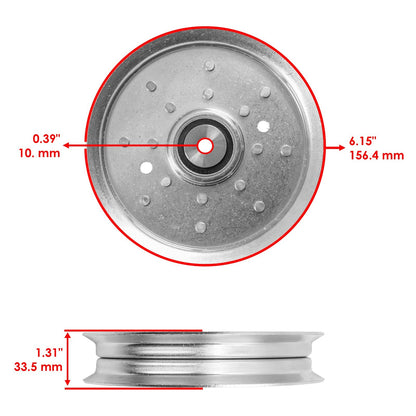 Deck Pulley Replacement for John Deere Z665 EZtrak Mower 60 Inch (2012–2018)