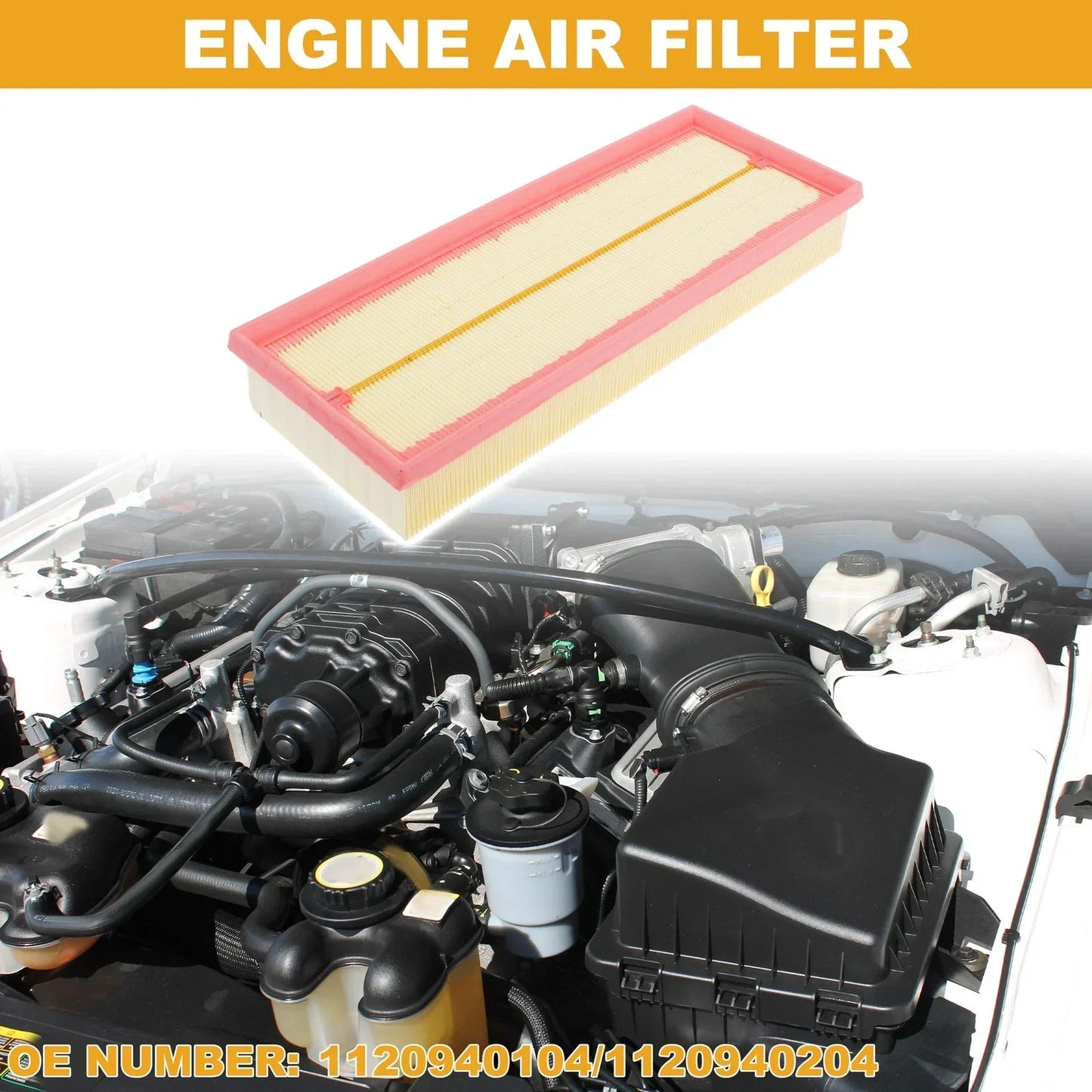 Car Engine Air Filter for Mercedes-Benz E430 4.3L (1999-2002)