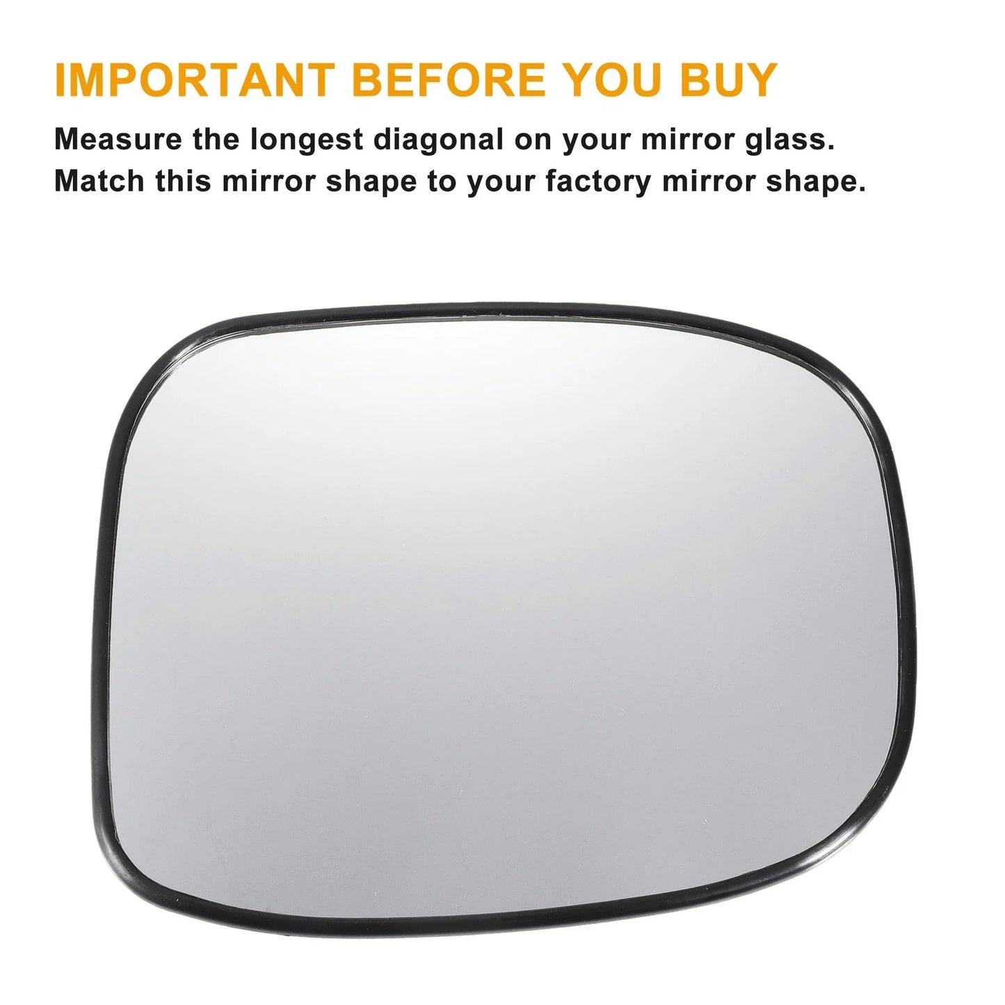 Right Side Mirror Glass for Honda Civic (2012-2014)