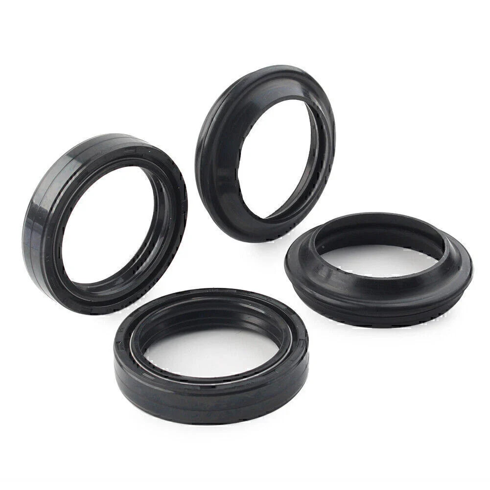 4 Pcs 33X46 MM Motorcycle Front Fork Damper Shock Absorber Seal