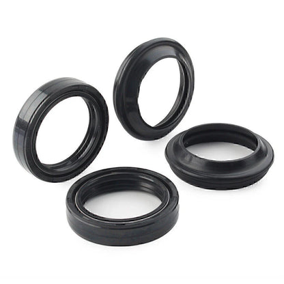 4 Pcs 33X46 MM Motorcycle Front Fork Damper Shock Absorber Seal