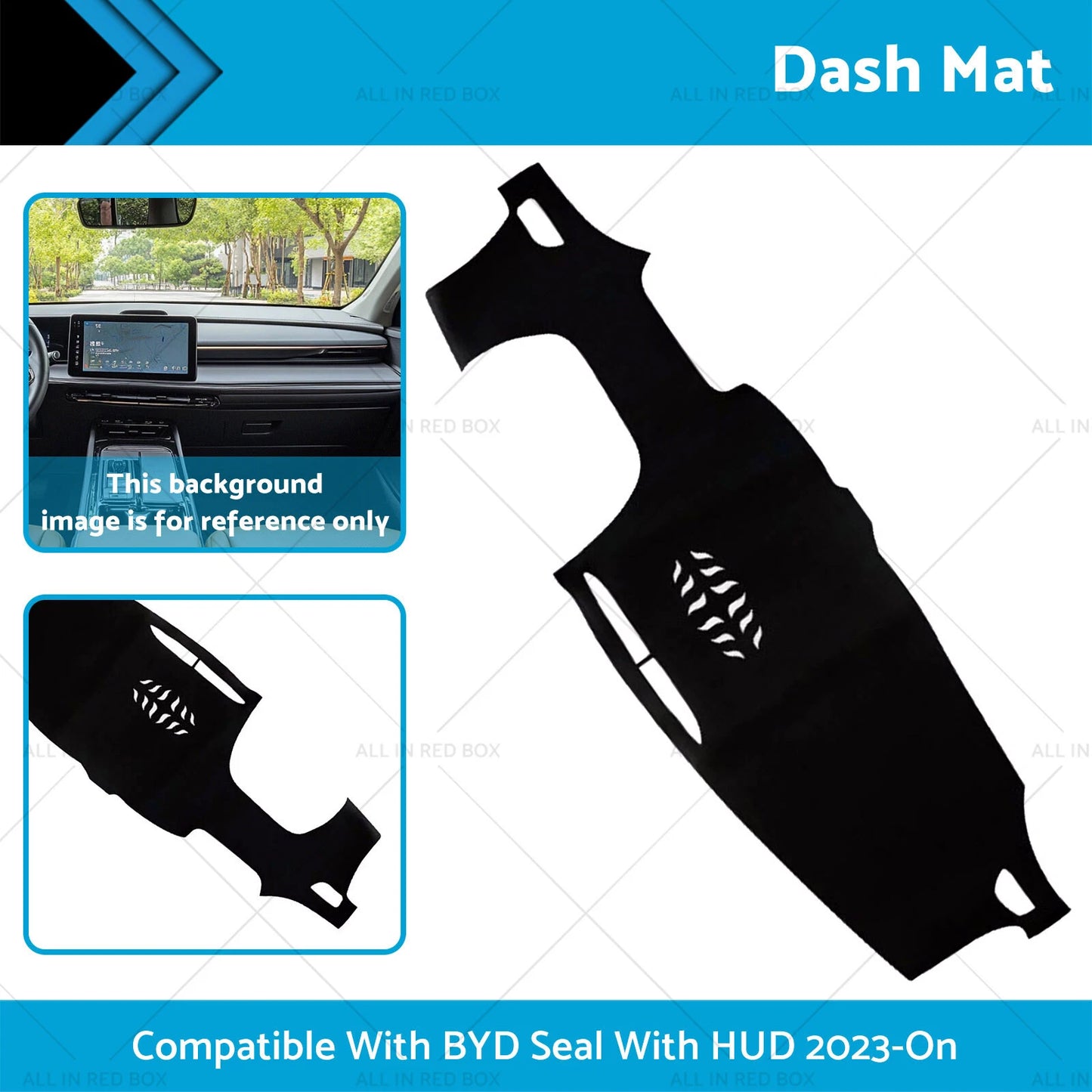 Dash Mat Microfiber Leather Anti-Slip for BYD Seal (2023-On)
