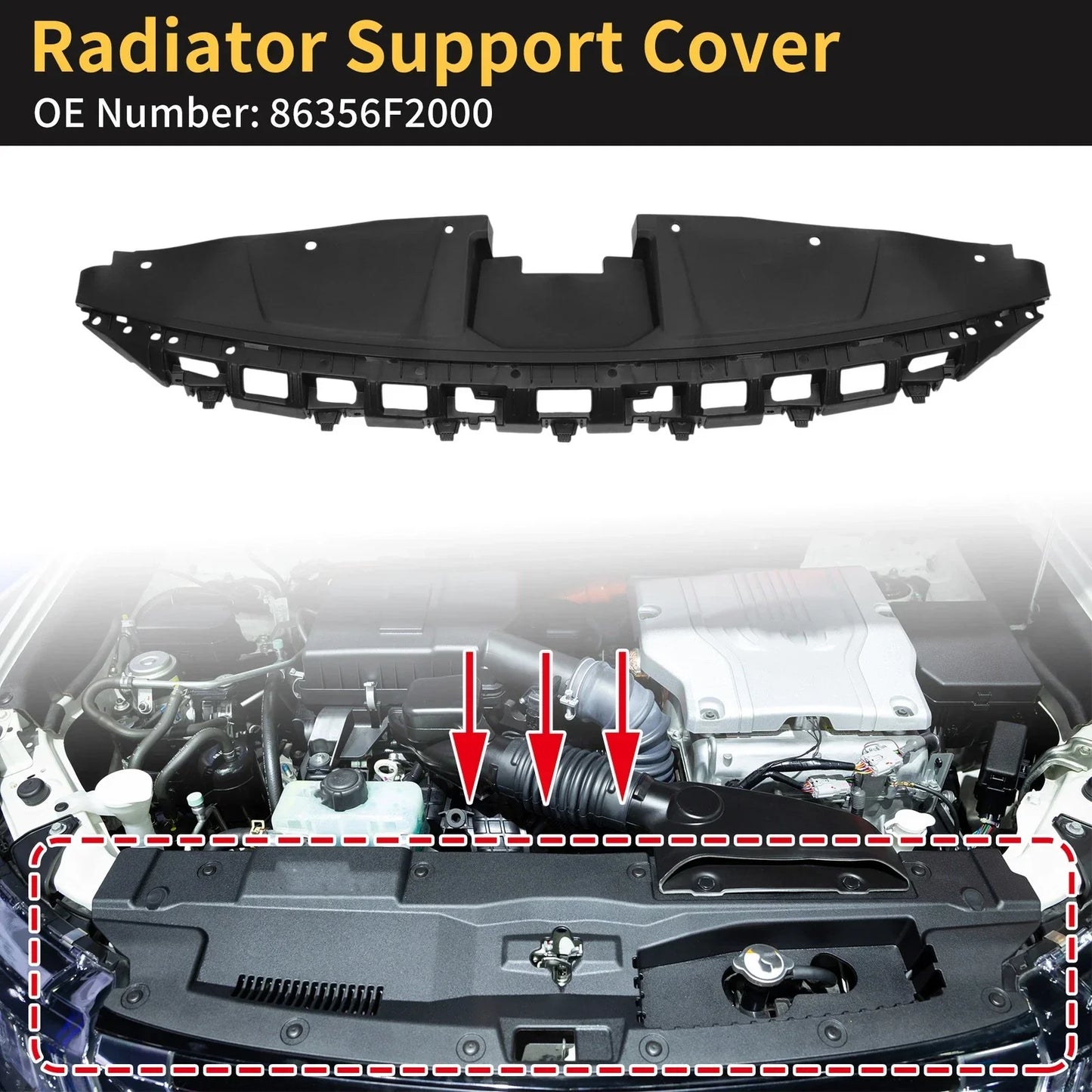 Radiator Support Cover for Hyundai Elantra (2017-2018)