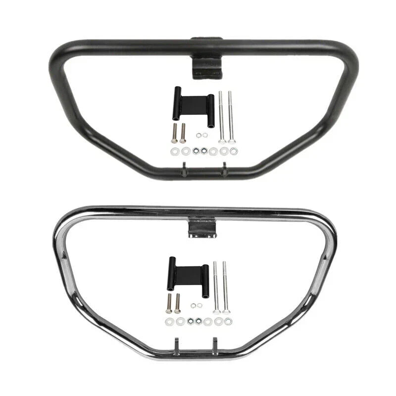 Chrome/Black Engine Guard Crash Bar for Harley Sportster 883 (1984-2003)