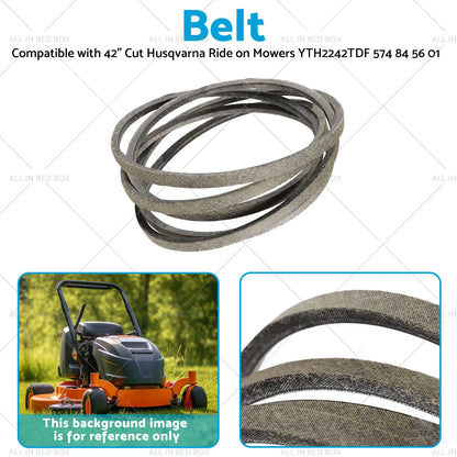 42" Grey Deck Belt for Husqvarna YTH2242TDF Mowers