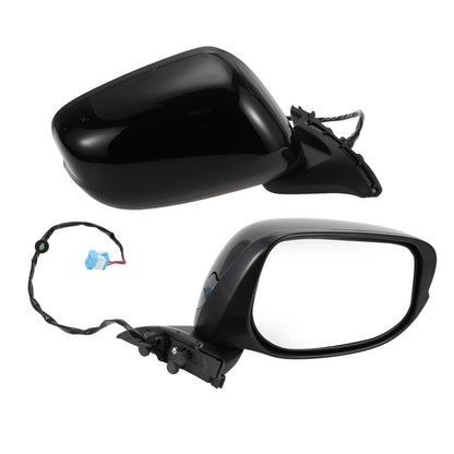 Right Side Door Mirror Replacement for Honda Fit (2015-2020) Gloss Black