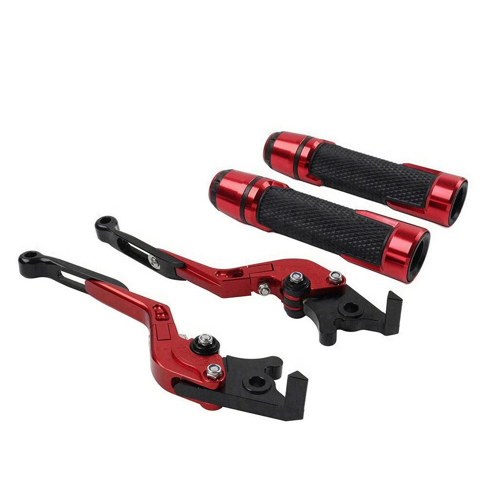 Folding Extendable Brake Clutch Lever Grip Set for Yamaha FJR XJR 1300 (2001-2006)