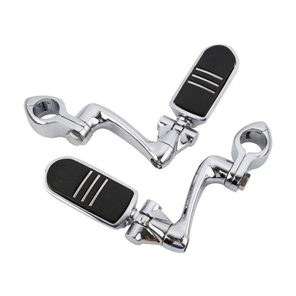 360 Adjustable Highway Foot Pegs 1.25" for Motorcycle Engine Guard