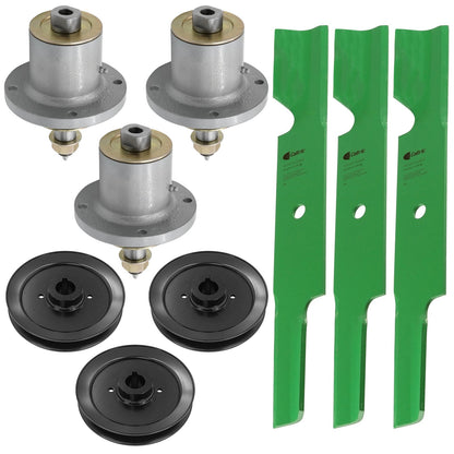 Deck Spindle Pulley Assembly Replacement for Snapper Pro S120 S125XT (52") (2000–2005)