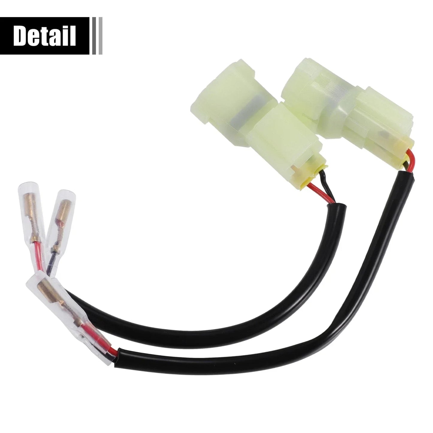 Motorcycle Turn Signal Cable Adapter Connectors for Honda  2 x