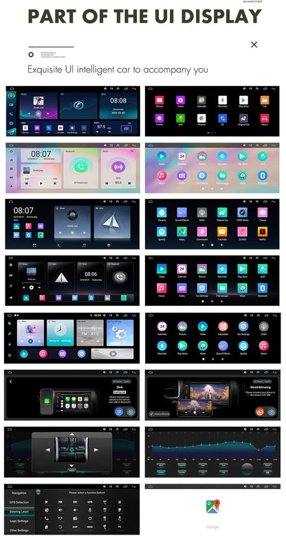 6.86'' Carplay  32GB Stereo GPS Navigation for Fiat 500 (2007-2018)