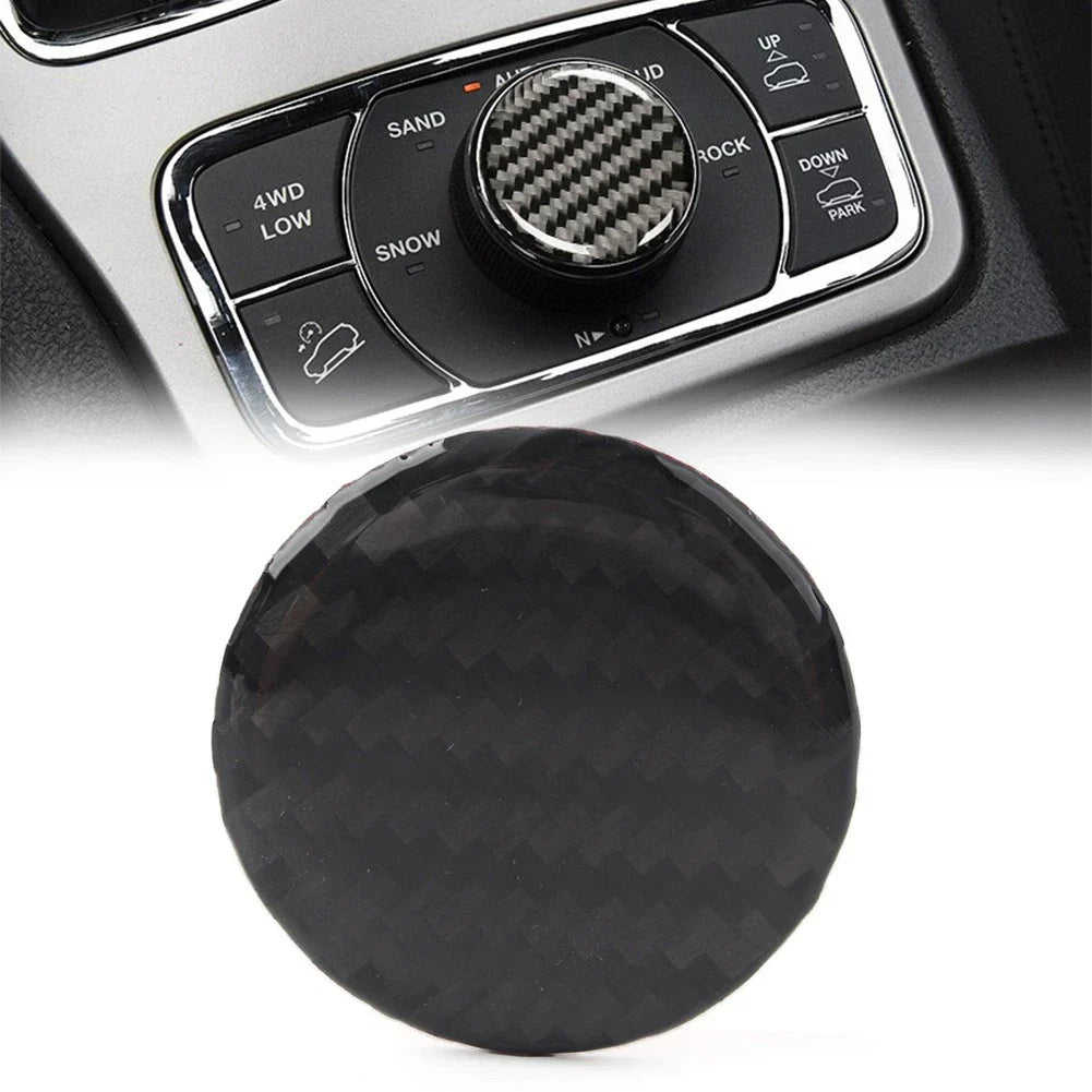 Jeep Grand Cherokee Central Console Knob Button Cover Trim Black (2011-2022)