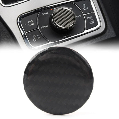 Jeep Grand Cherokee Central Console Knob Button Cover Trim Black (2011-2022)
