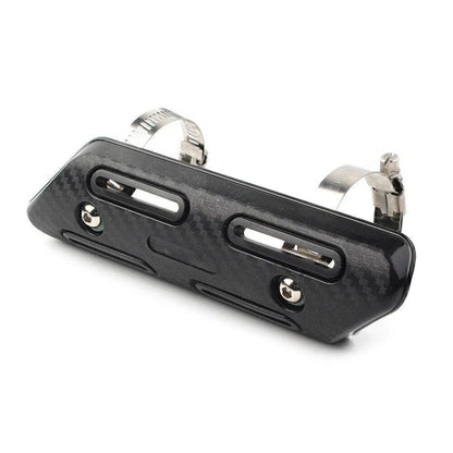 Muffler Pipe Heat Shield Cover for Motorcycle Black