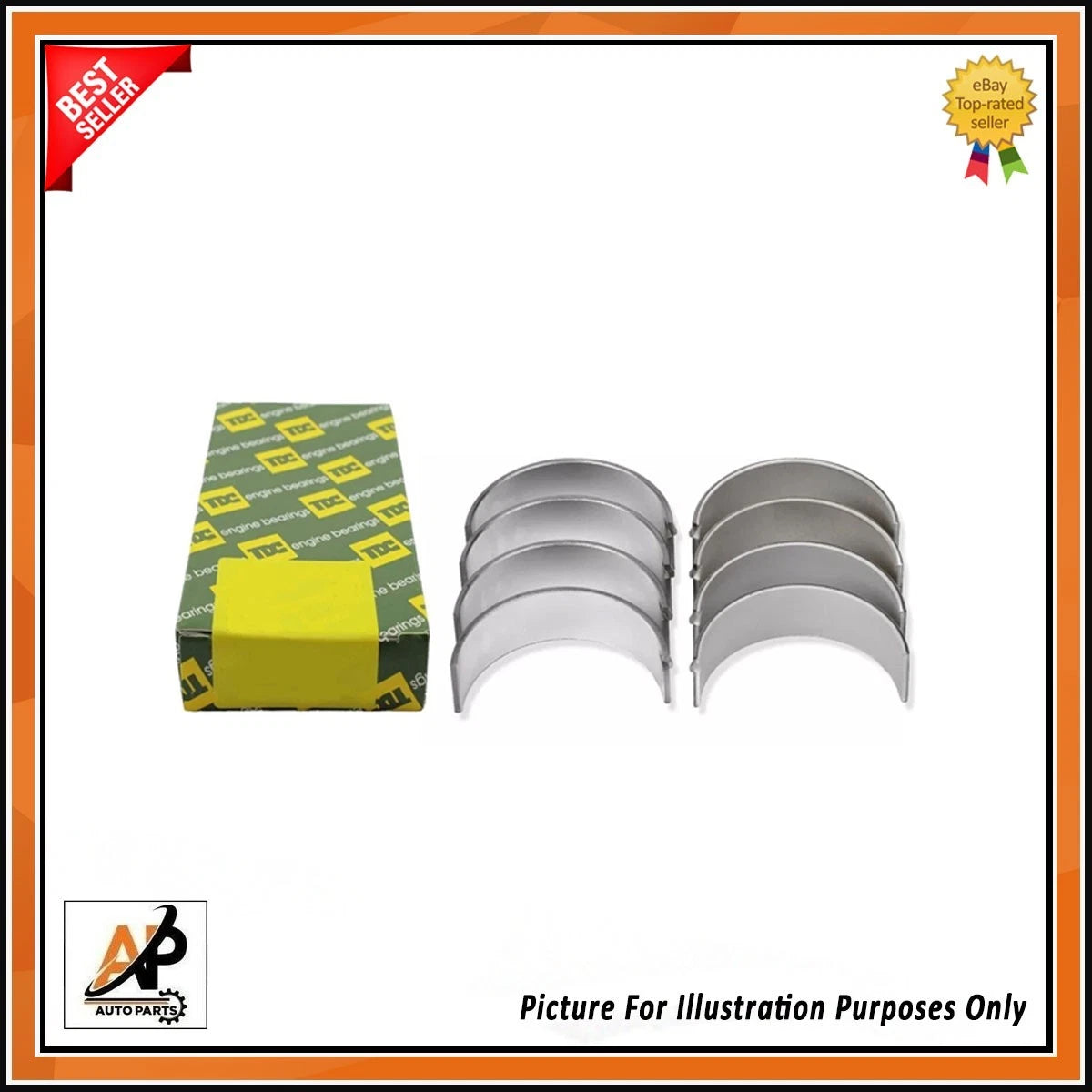Big End Conrod Bearings Set Replacement for Jaguar XE XF 2.0D (2016–2020)