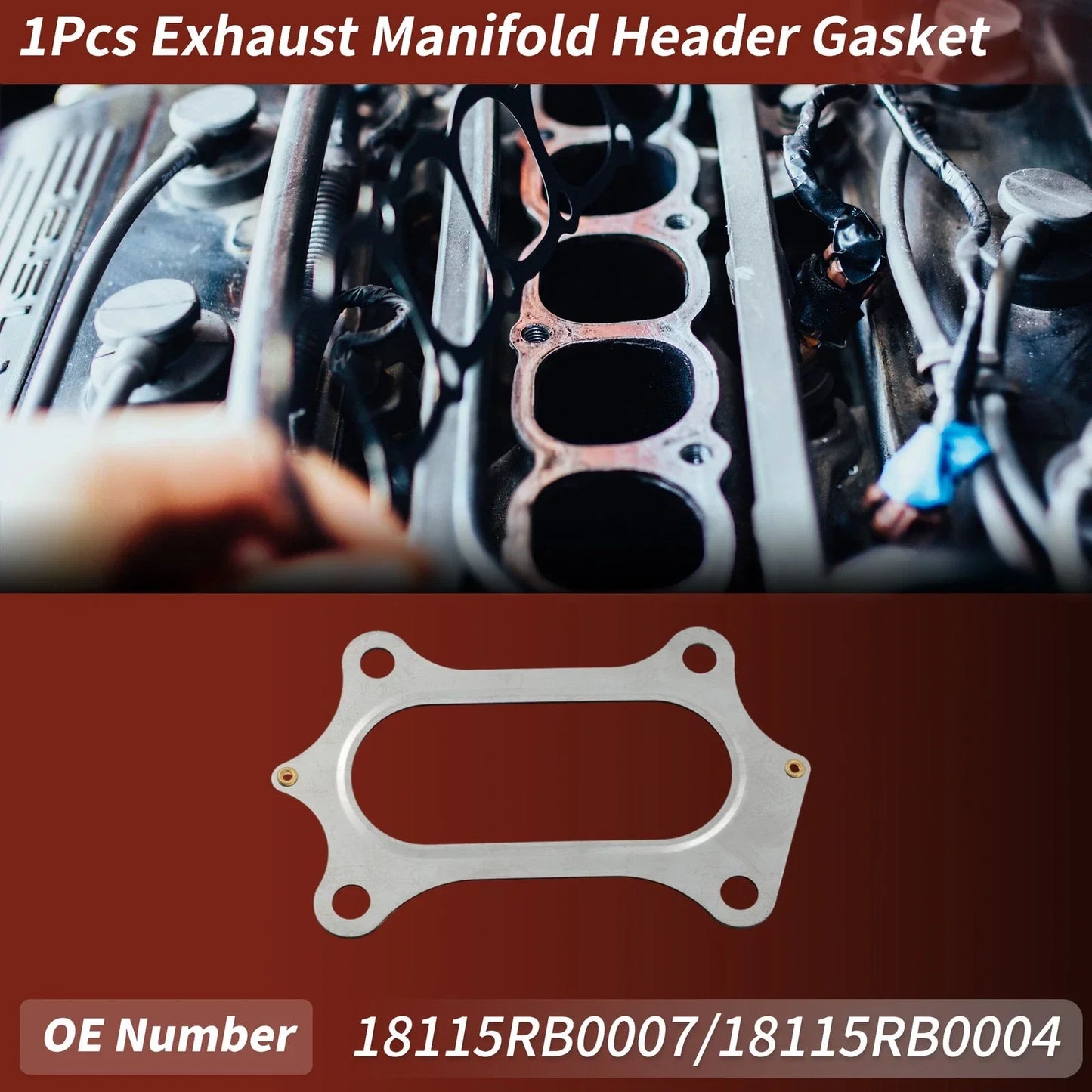 Exhaust Manifold Header Gasket for Honda Civic (2008-2025)