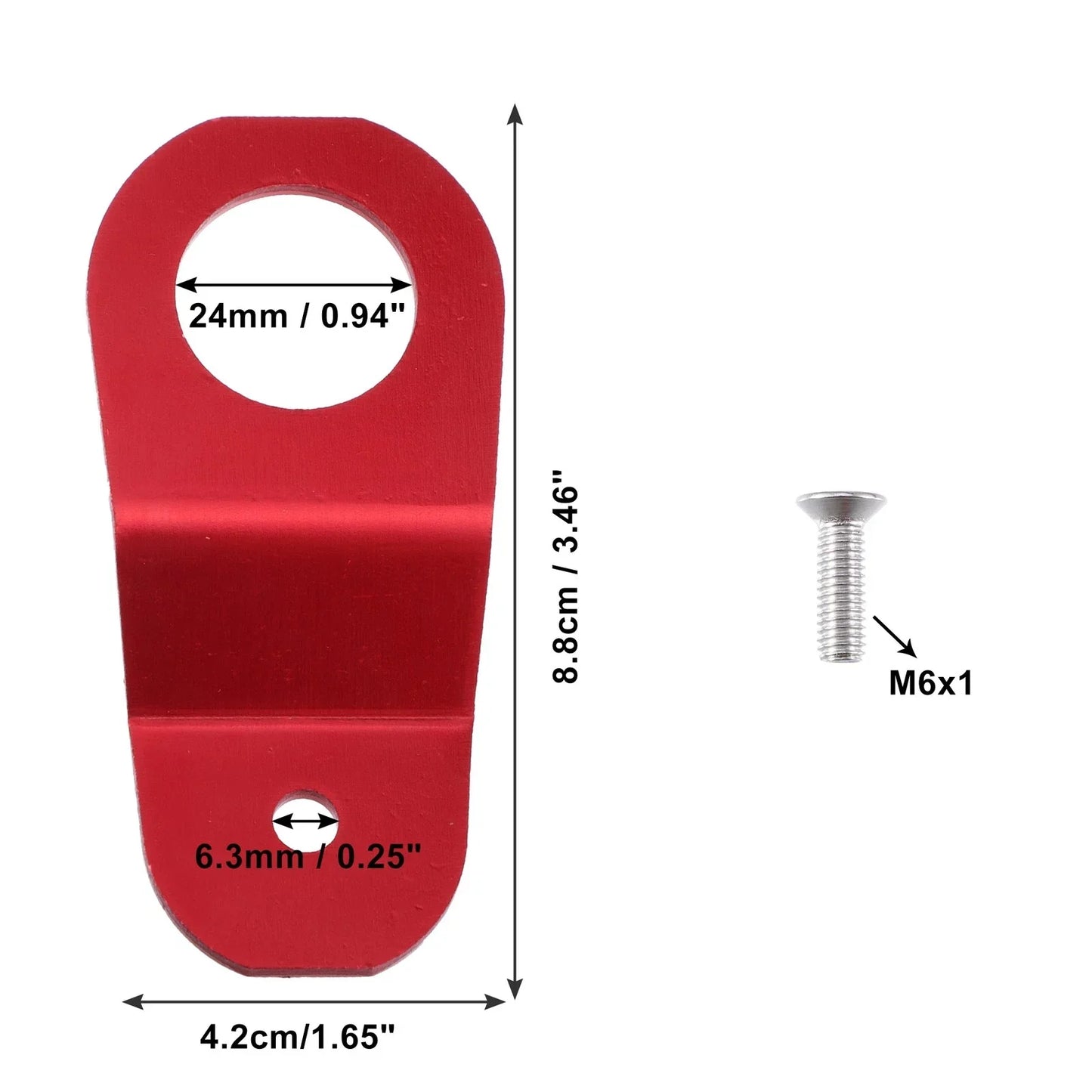 Engine Water Tank Radiator Bracket for Honda Civic Aluminum Alloy (2001-2005)