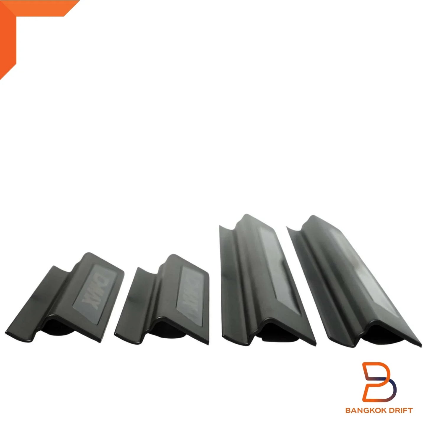 Matte Black Scuff Plate Door Sill Protector for Isuzu D-Max (20-25)