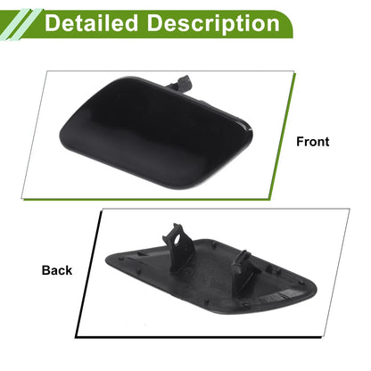 Washer Nozzle Cover for Porsche Cayenne 92A (2011-2018) - Black