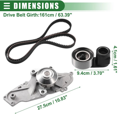 Car Engine Timing Belt & Water Pump Set for Honda Accord (2003-2017)