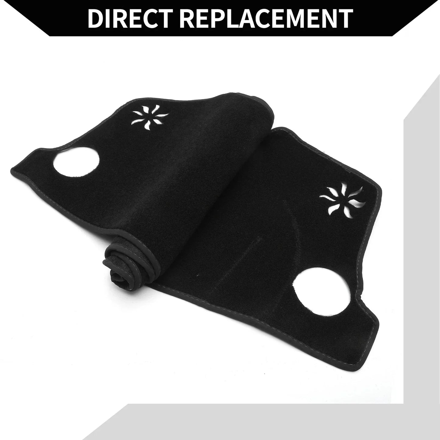 Dashboard Cover Mat for Honda Vezel RV3-RV6 (2021-2024) Black Protector Set