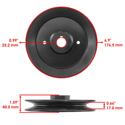 Deck Spindle Pulley Blade Kit for Bad Boy Pup (2007–2008)