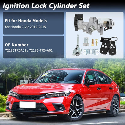 Ignition Lock Cylinder Set for Honda Civic (2012-2015)