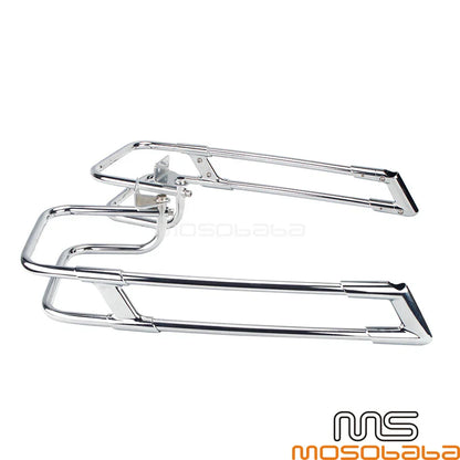 Chrome Rear Saddlebag Guard Rails for Harley Touring 2014-2020