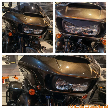 Headlight Eyebrow Eyelid for Harley Road Glide FLTRXSE FLTRX FLTRK FLTRXS (15-22)