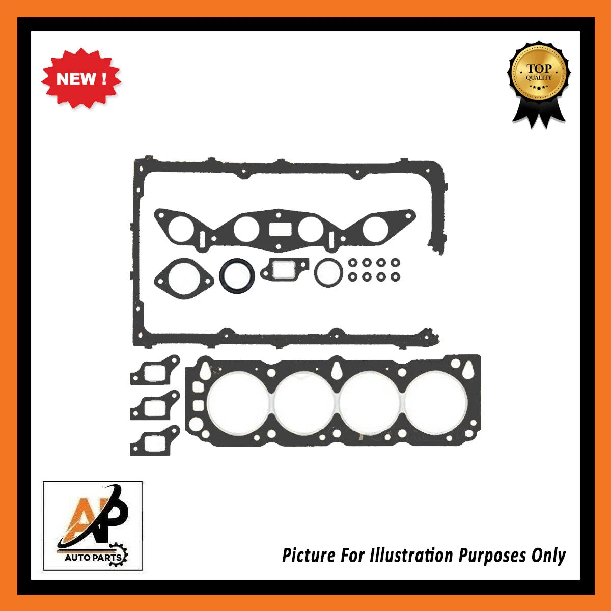 Head Gasket Set Replacement for Ford Escort Capri Cortina Pinto RS2000 (1970–1985)