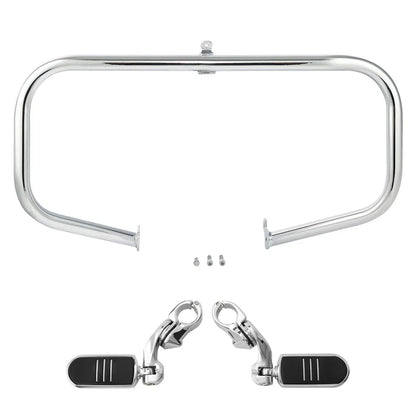 Engine Guard Crash Bar w/ Footpeg for Harley Road Glide (2009 - 2024)