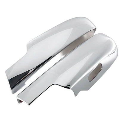 Silver ABS Lower Mirror Covers for Chevy Silverado GMC Sierra Tahoe Yukon