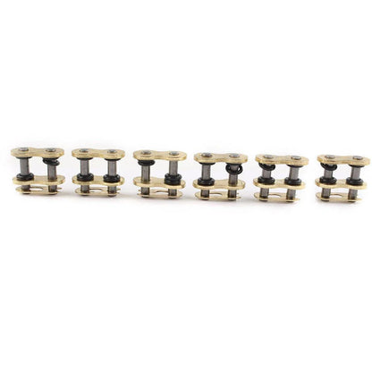 6PCS Master Chain Connector Link w/ O-rings for Motorcycle Dirt Pit Bike