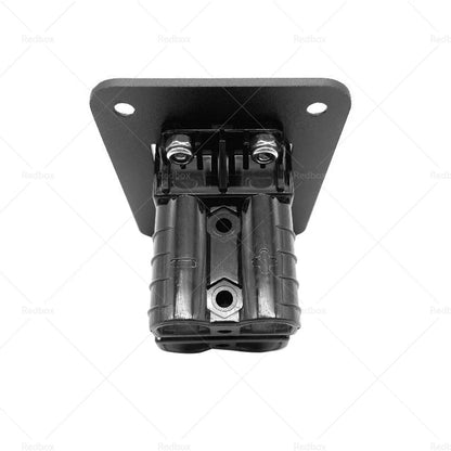 Dual Twin Aluminum Anderson Style Plug Flush Mount Plate Panel 50 Amp