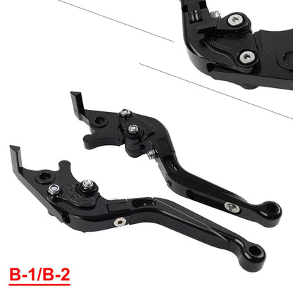Black Extendable Brake Clutch Levers for BMW R1200GS (2004-2012) & ADV (2006-2013)