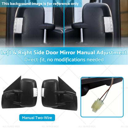 Manual Adjustment Left & Right Side Door Mirror for LDV V80 (2013 - Present)
