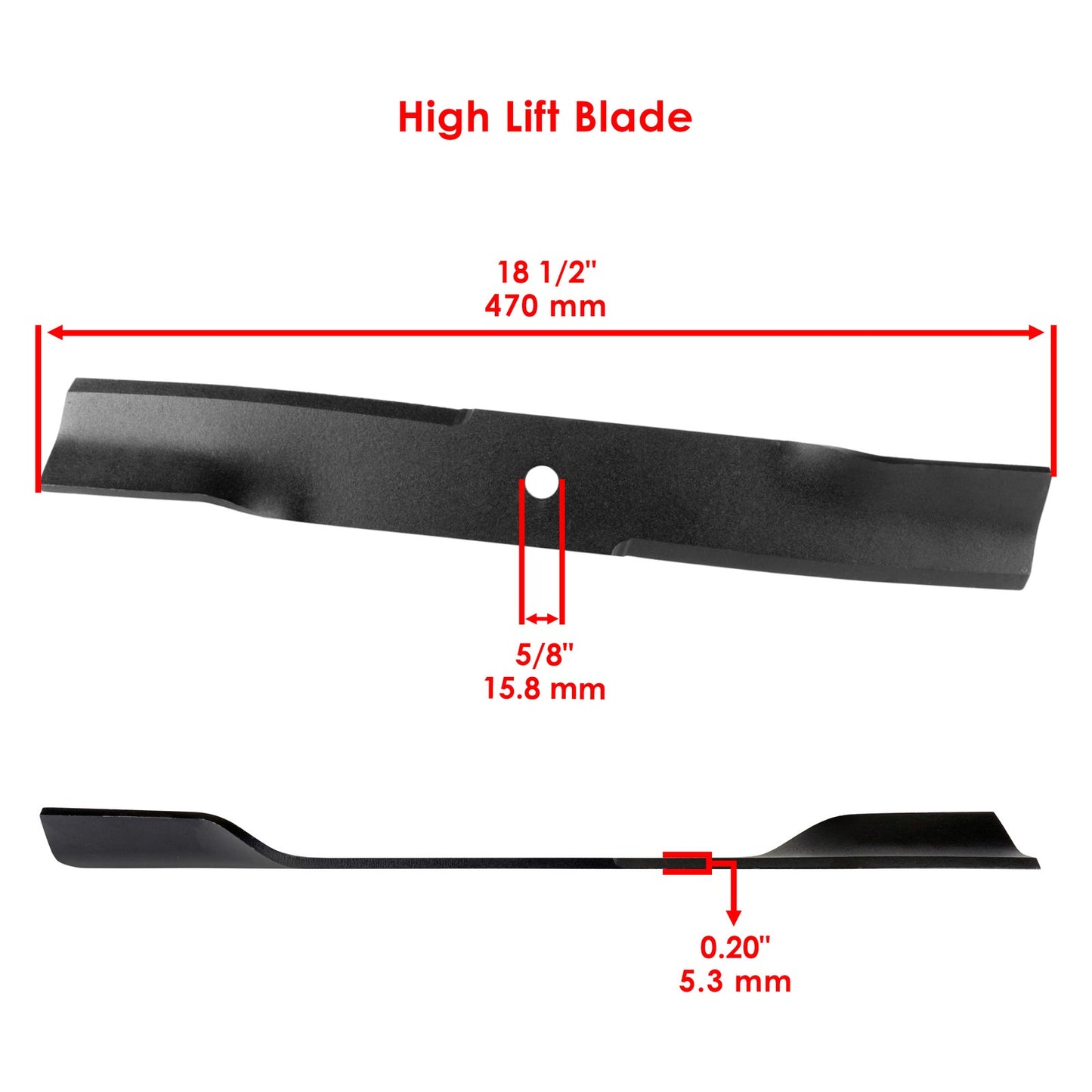 Deck Spindle Blade Kit Replacement for Hustler X-ONE 941955EX (54 inch)