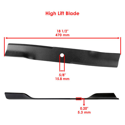 Deck Spindle Blade Kit Replacement for Hustler X-ONE 941955EX (54 inch)