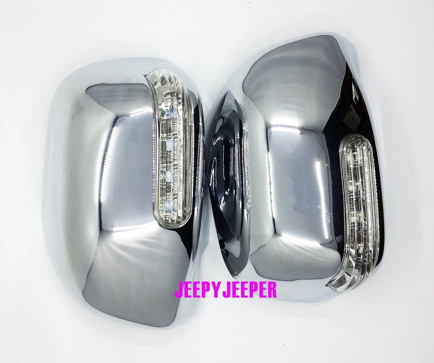 Chrome Mirror Cover LED for Toyota Hilux Fortuner Innova MK6 MK7 Vigo (05-14)