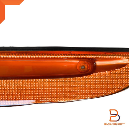 Amber Ornament Headlight Marker Reflector Pair for Isuzu Elf 250 NPR NHR (93-06)