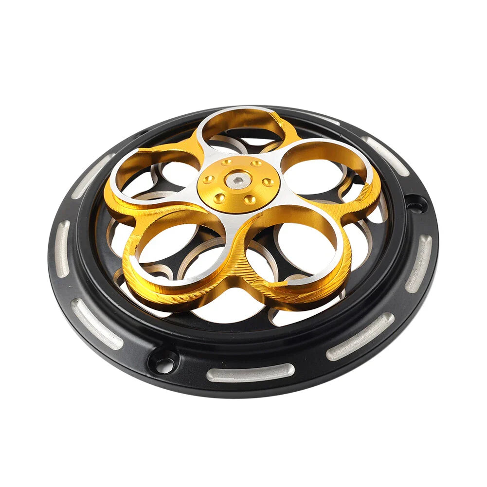 Gold Engine Cooling Fan Cover for Vespa Sprint Primavera 150 (2013-2023)