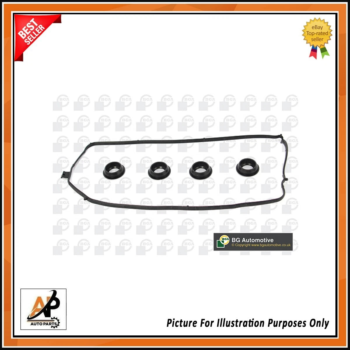 Cylinder Head Cover Gasket Set for Renault Twingo 1.6 Petrol D4F (1993–2000)