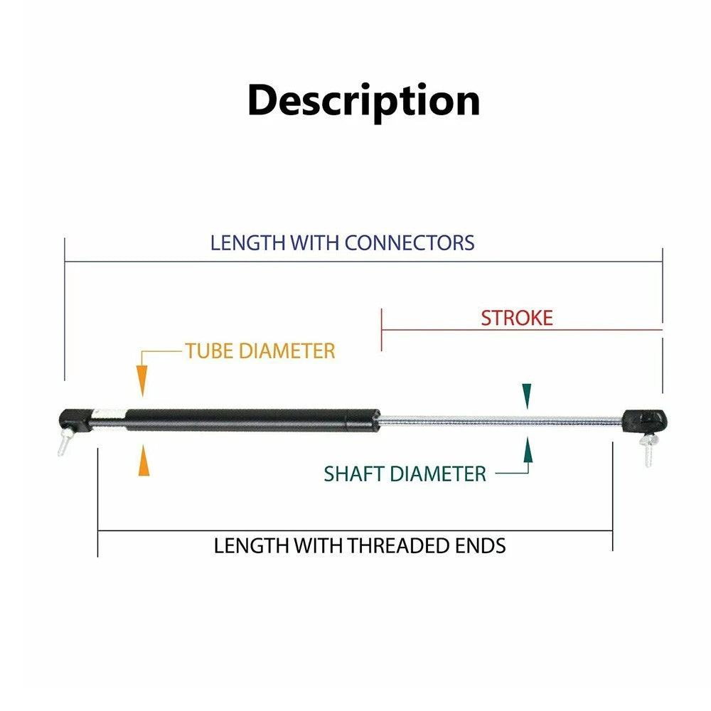 550mm 350N Gas Strut for Camper Trailer Caravan Canopy Toolbox