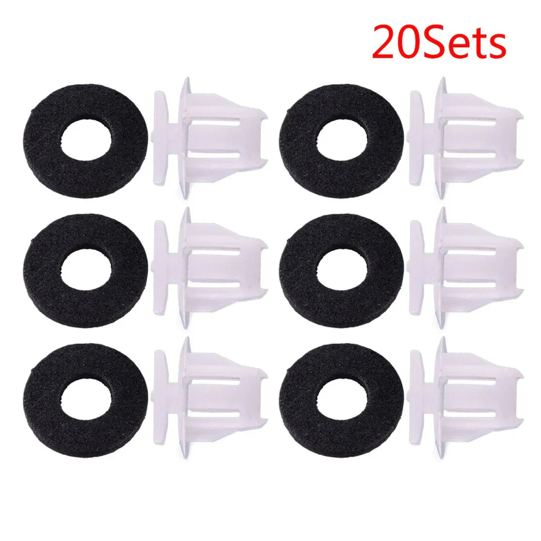 20 x Fender Clamp Wheel Arch Mounting Clips for Nissan
