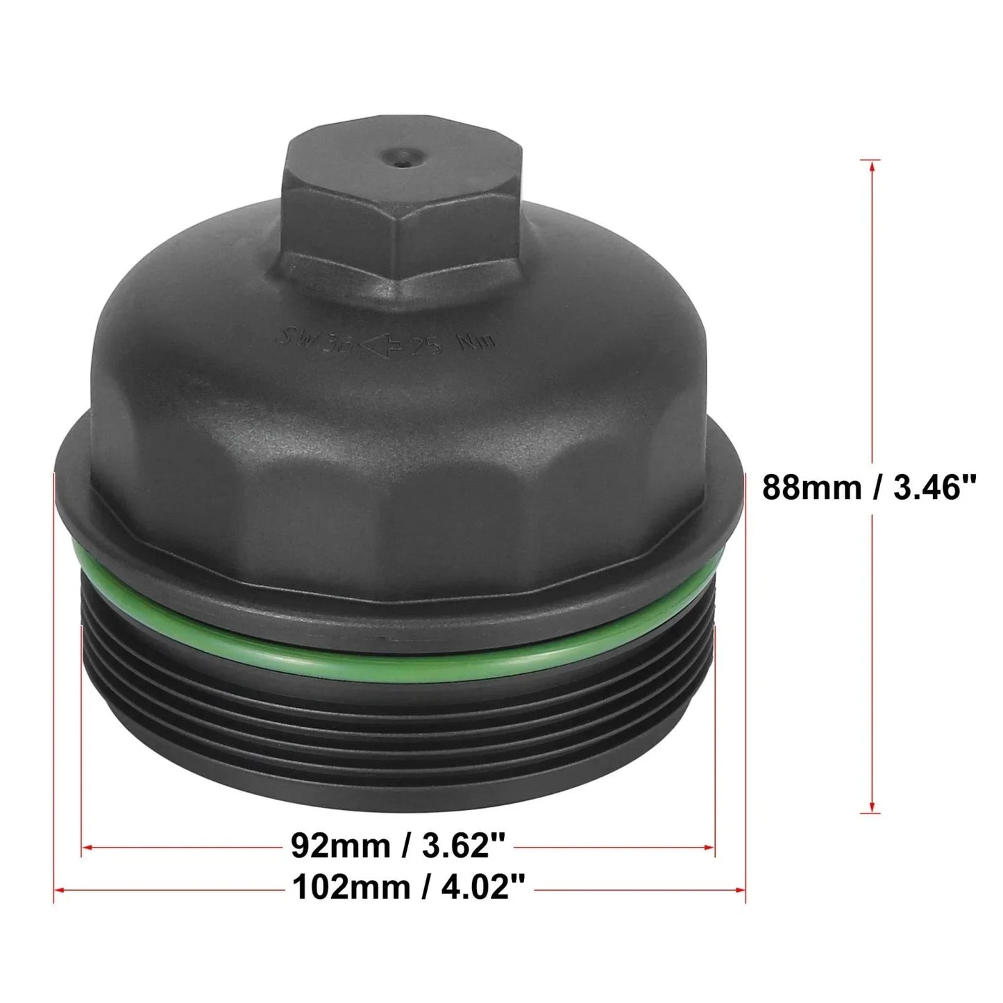Oil Filter Cap Assembly for Porsche 911 Cayenne Panamera (2003-2023)
