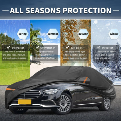 Waterproof PEVA Car Cover for Mercedes-Benz E-Klasse 2016-2023 with Zipper