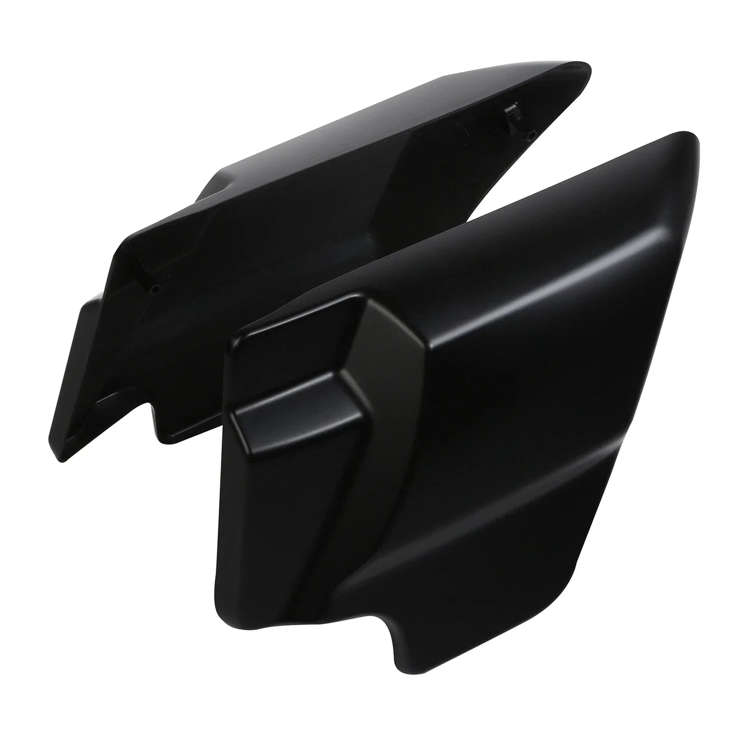 Battery Side Covers for Harley Touring Road Glide (2009-2024) Black Denim